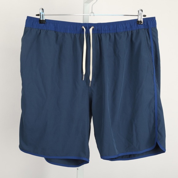 Fair Harbor Other - Fair Harbor Shorts Mens 3XL Blue Lined Athletic Drawstring Recycled Stretch